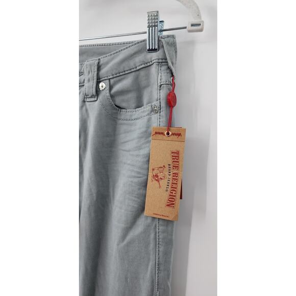 NEW NWT True Religion Super Skinny FLP LT Grey - Picture 7 of 13
